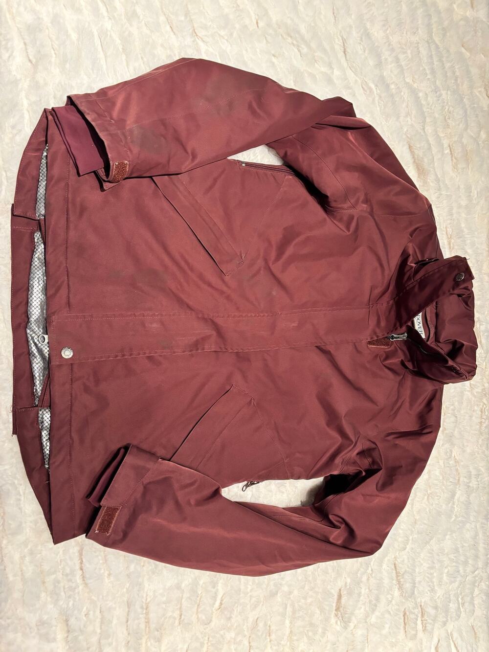Dover Saddlery Burgundy Equestrian Riding Jacket Women's Medium Barn Coat